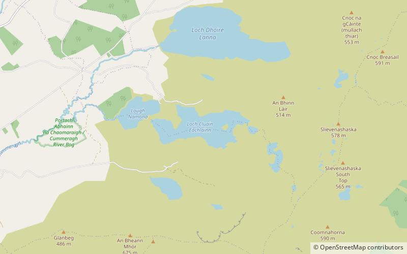cloonaghlin lough location map