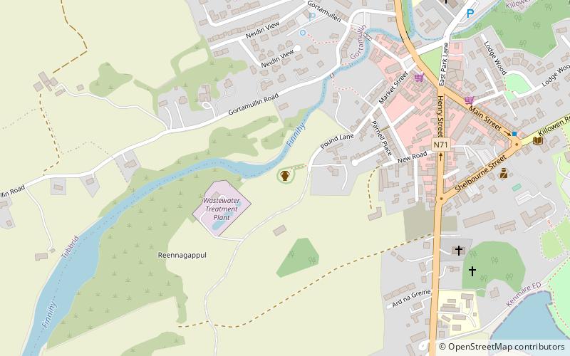 Kenmare Stone Circle location map