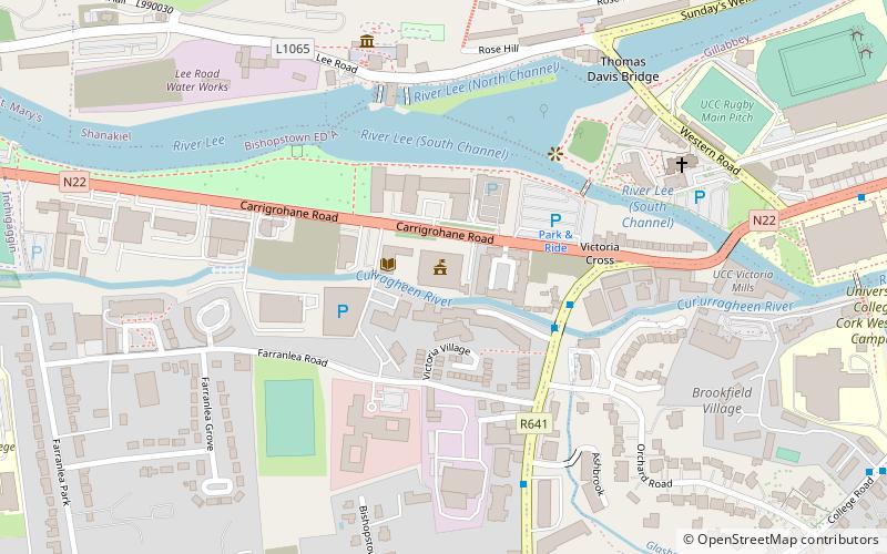 Cork County Hall location map