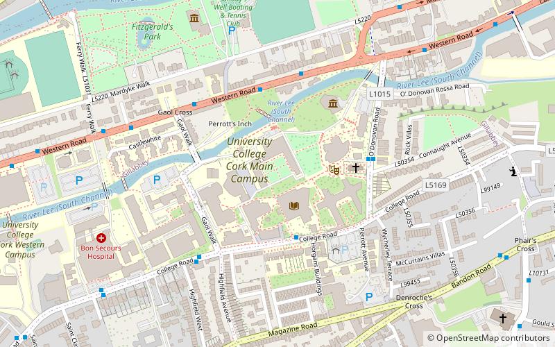 University College Cork location map