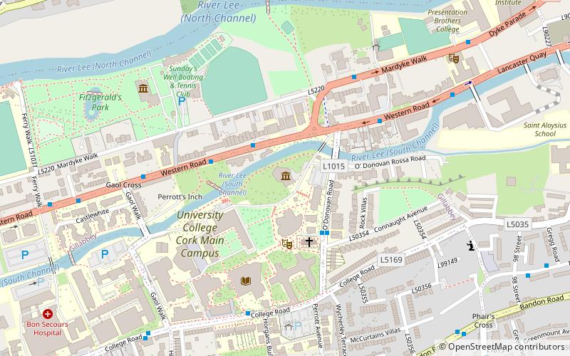 Lewis Glucksman Gallery location map