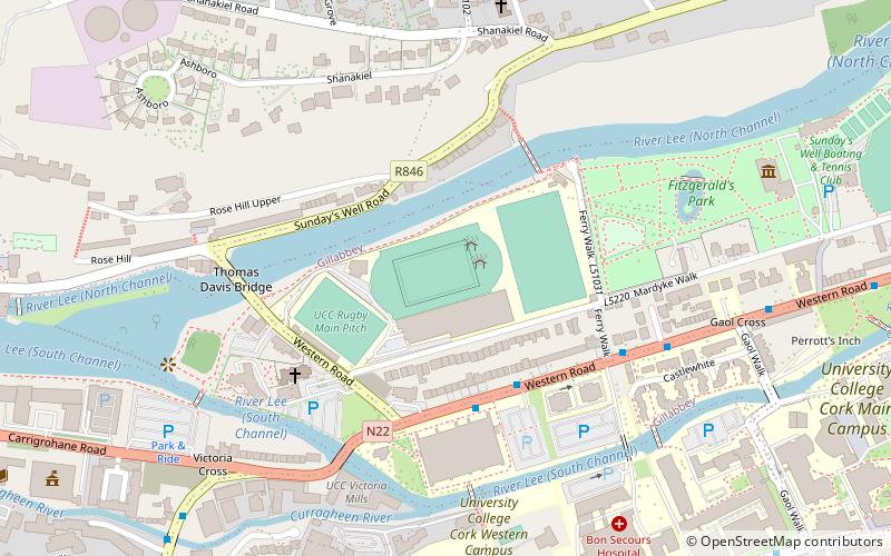 Mardyke location map