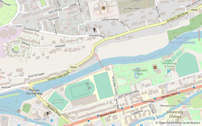 Daly's bridge location map