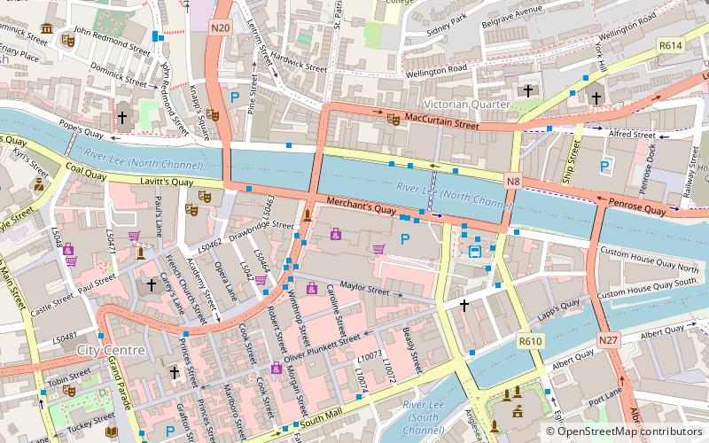 merchants quay shopping centre cork location map