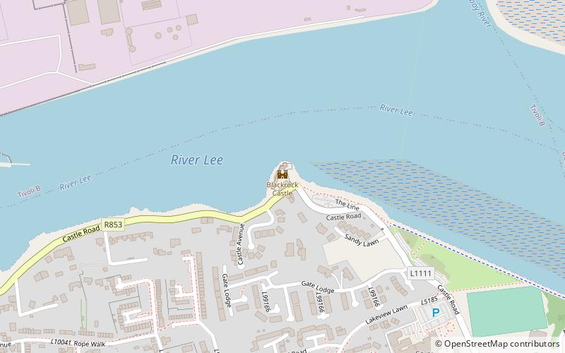 Blackrock Castle location map