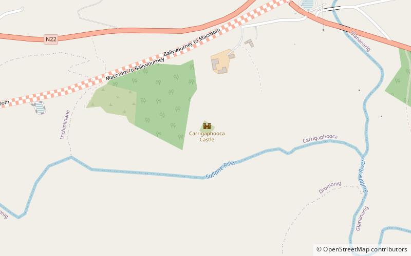 Carrigaphooca Castle location map
