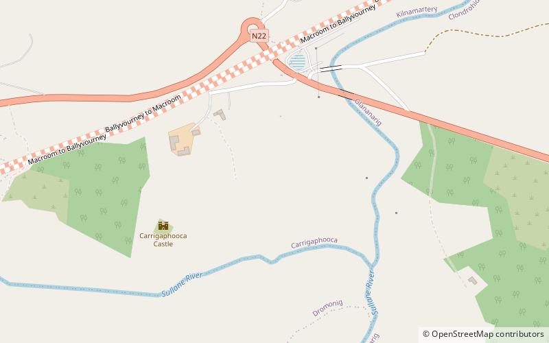 carrigaphooca stone circle location map