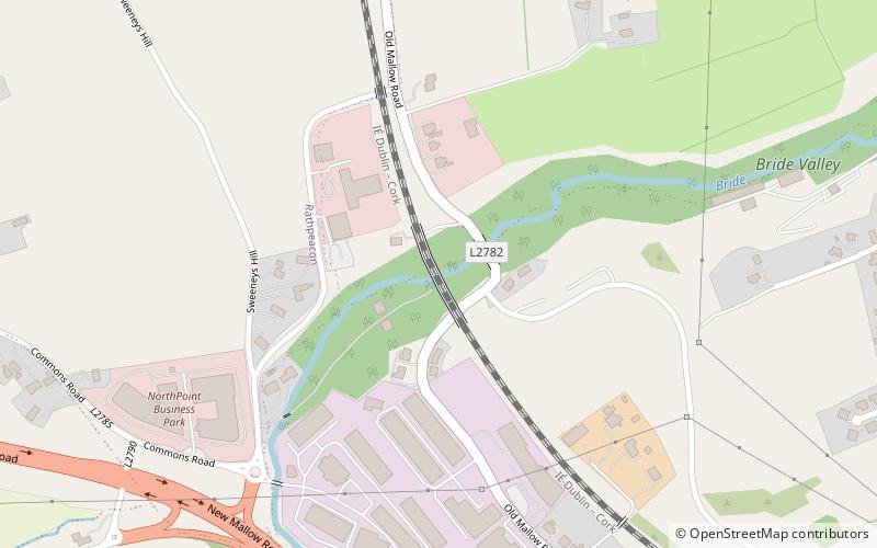 Kilnap Viaduct location map