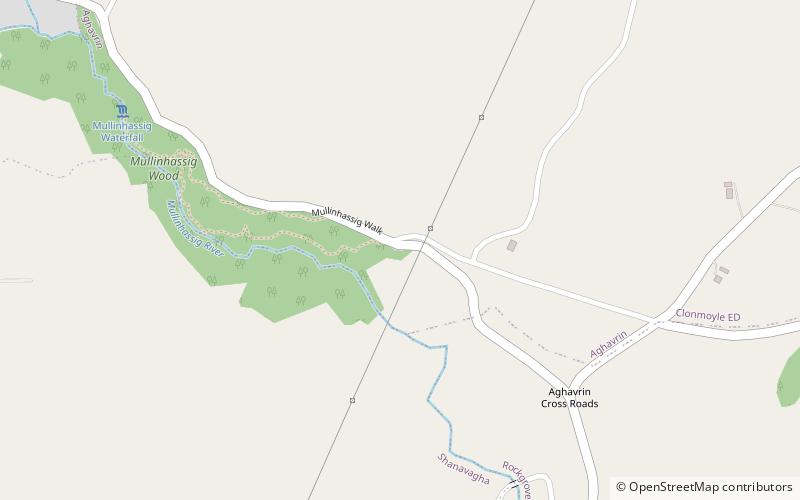 Mullinhassig Wood & Waterfalls location map