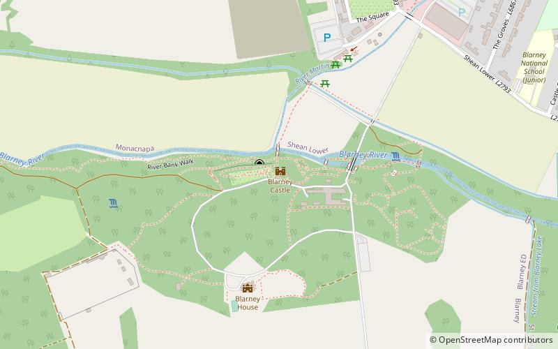 Blarney Stone location map