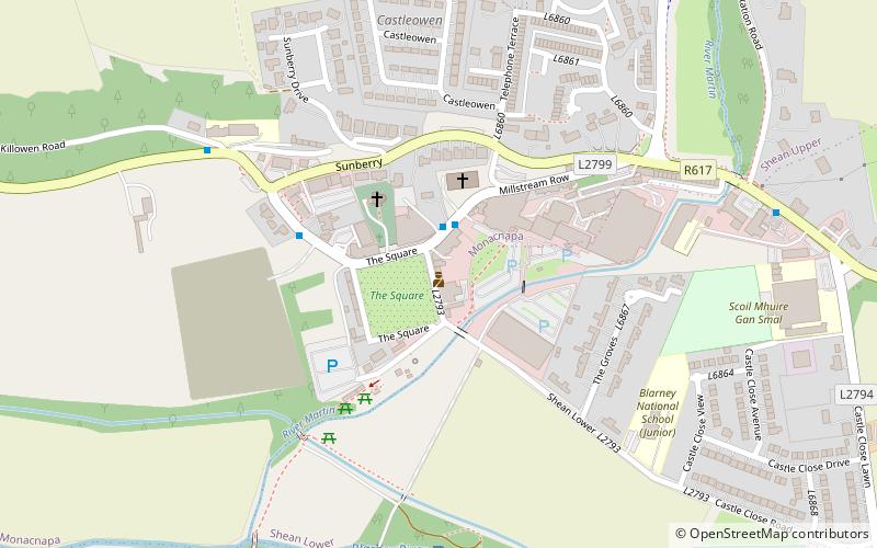 blarney tourist office location map