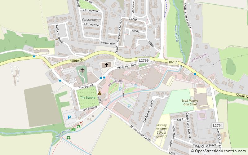 Blarney Woollen Mills location map