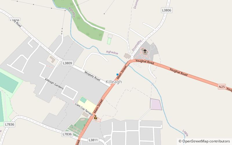 Killeagh location map