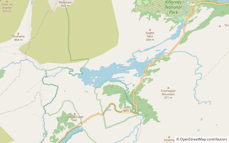 Upper Lake location map