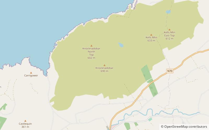 Knocknadobar location map