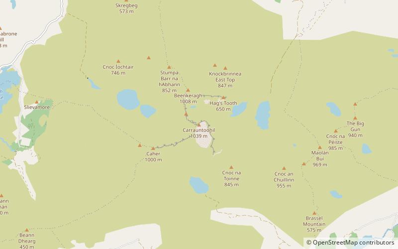 Carrauntoohil location map