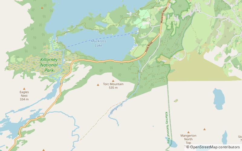 Torc Mountain location map