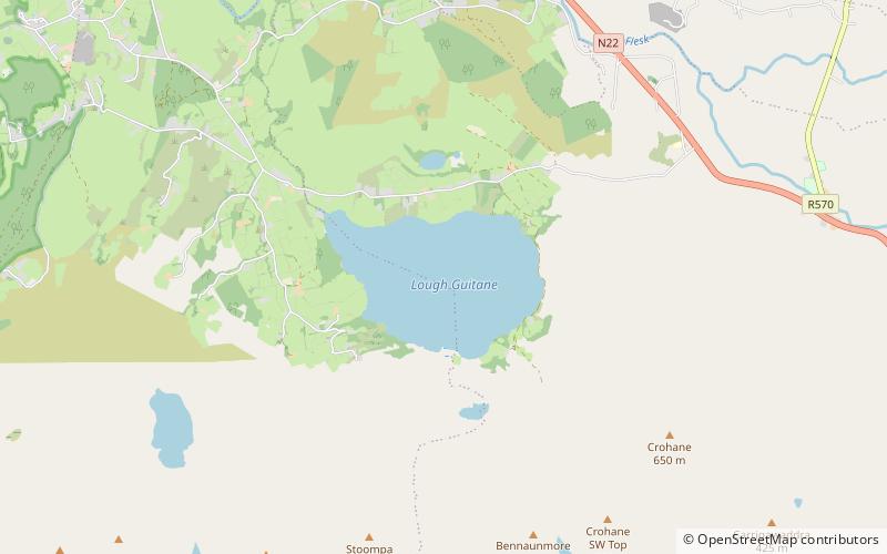 Lough Guitane location map