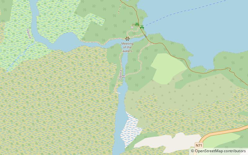 old weir bridge killarney national park location map