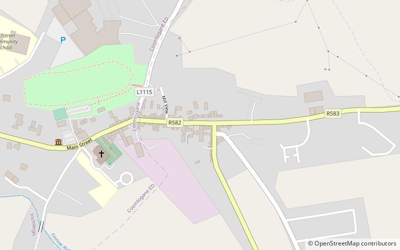 Millstreet location map