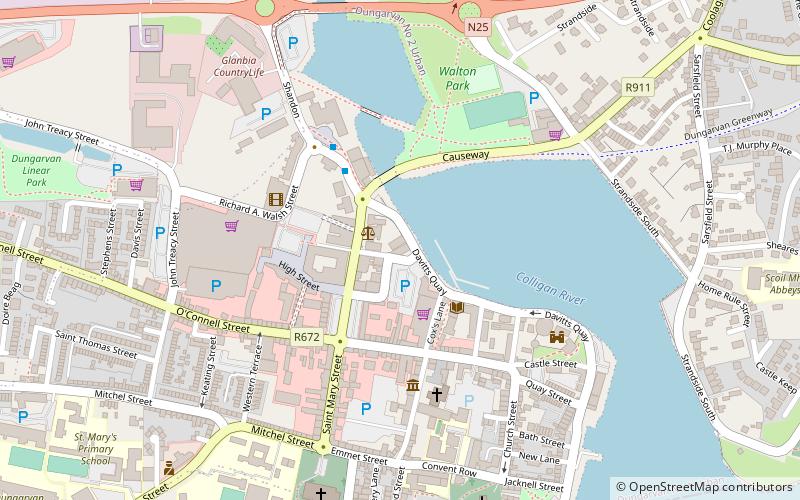 Dungarvan Courthouse location map