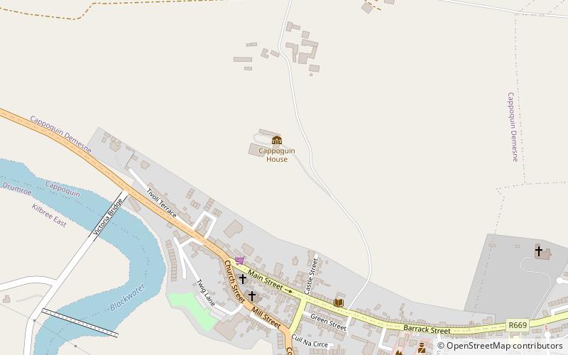 Cappoquin House location map