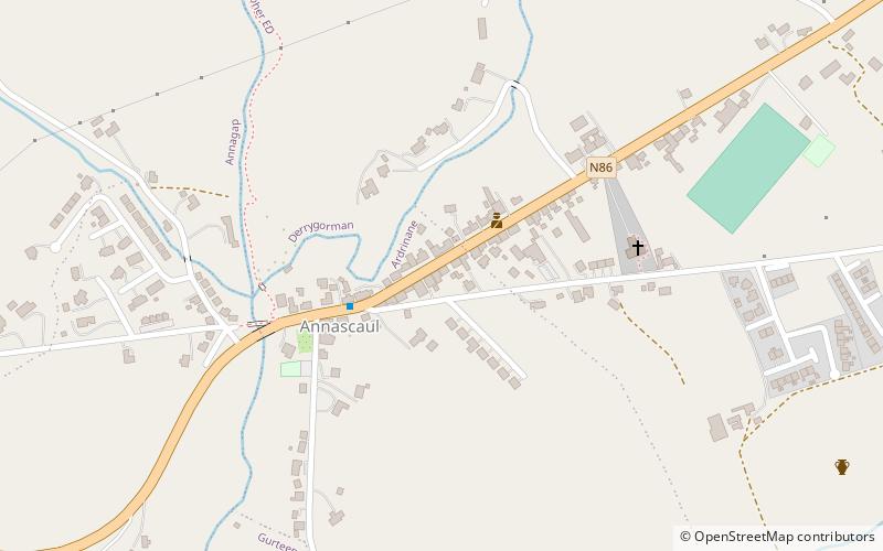 Annascaul location map