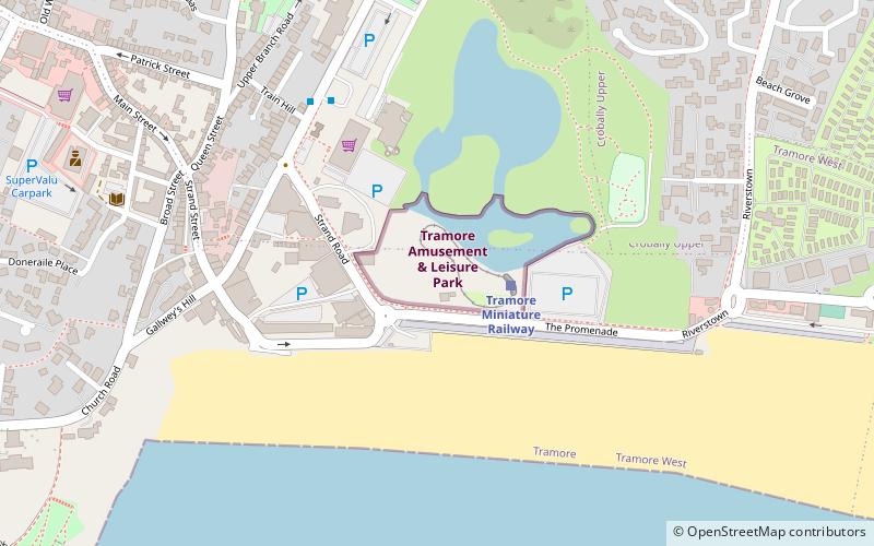 Tramore Amusement and Leisure Park location map