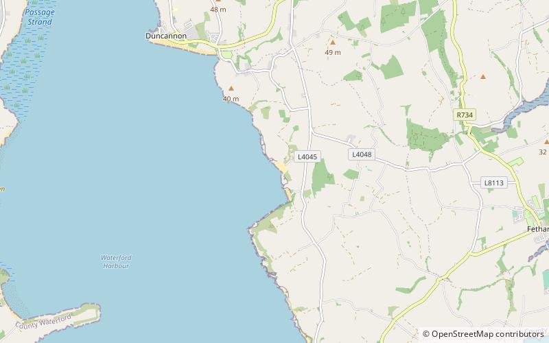 booley bay beach location map