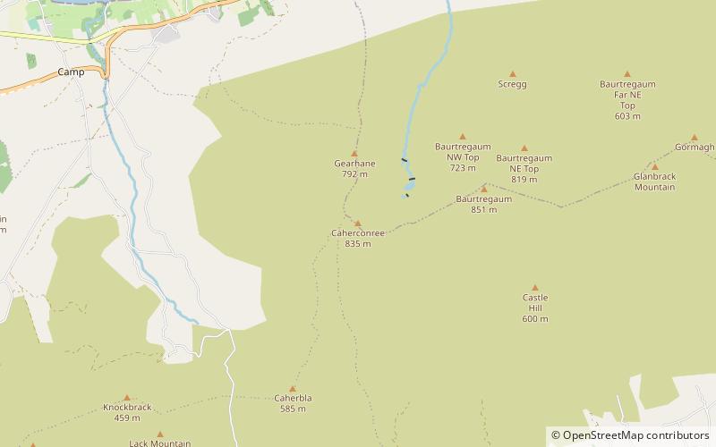 Caherconree location map