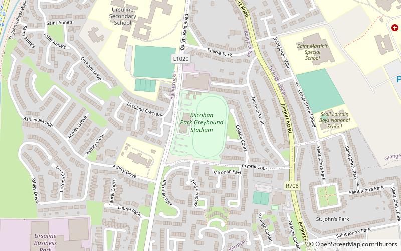 Kilcohan Park location map