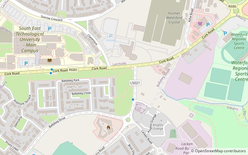 Waterford Regional Sports Centre location map