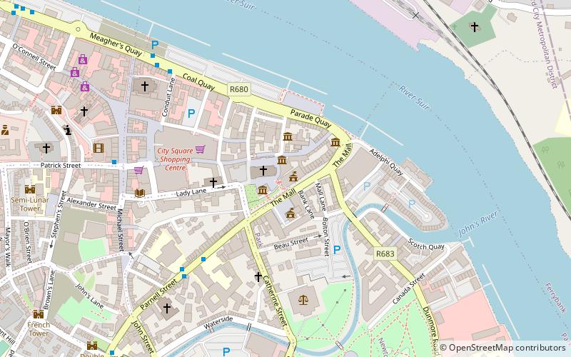 theatre royal waterford location map