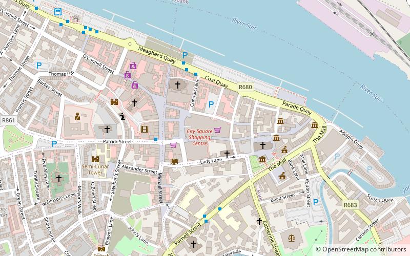 city square shopping centre waterford location map