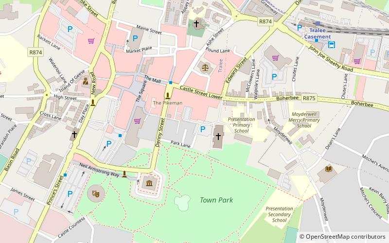 Tralee Castle location map