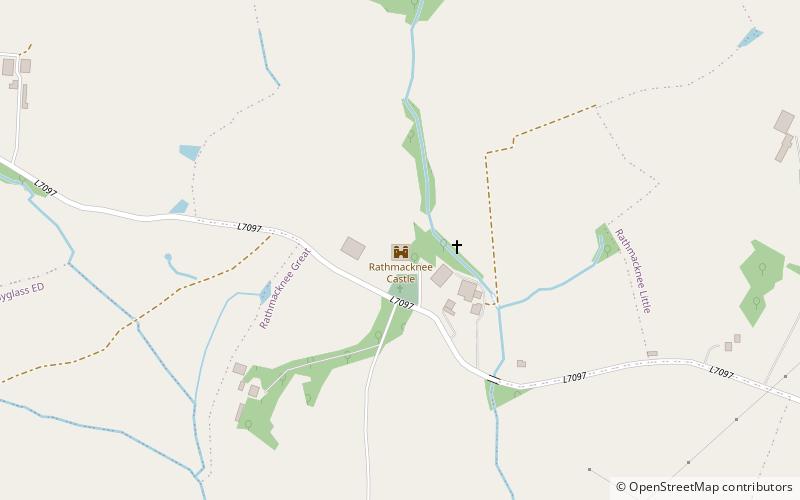 Rathmacknee Castle location map
