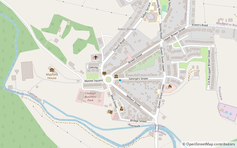 Portlaw location map