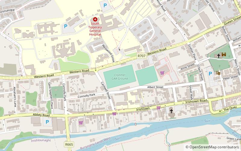 Clonmel GAA Ground location map