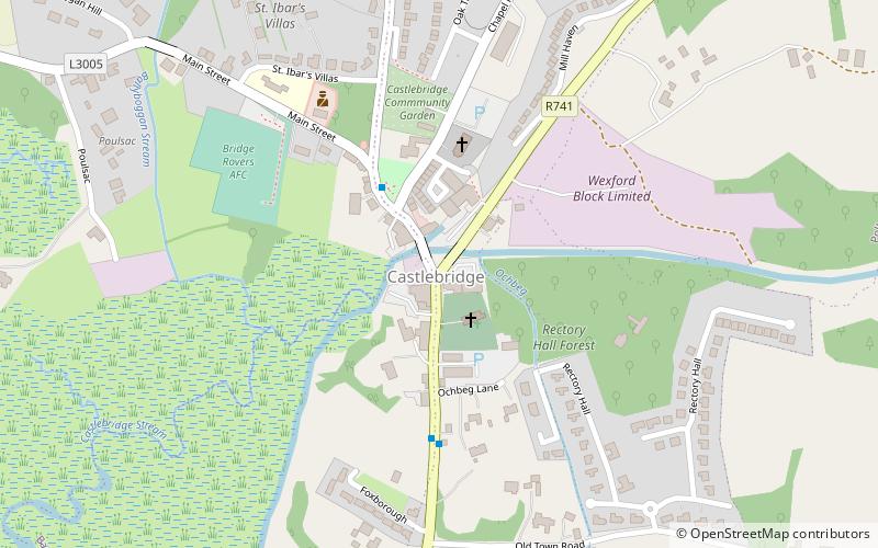 Castlebridge location map