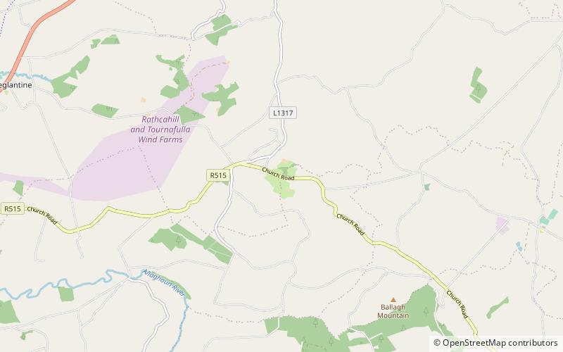 Glenquin Castle location map