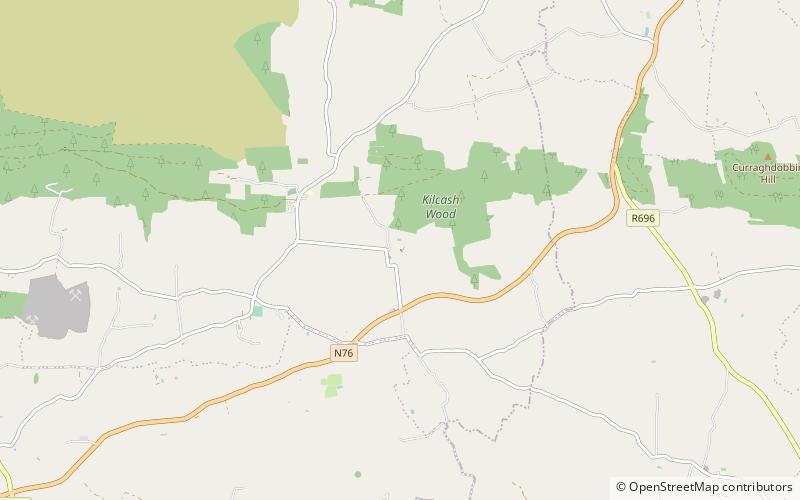Kilcash Castle location map