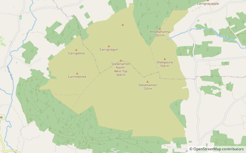 Slievenamon location map