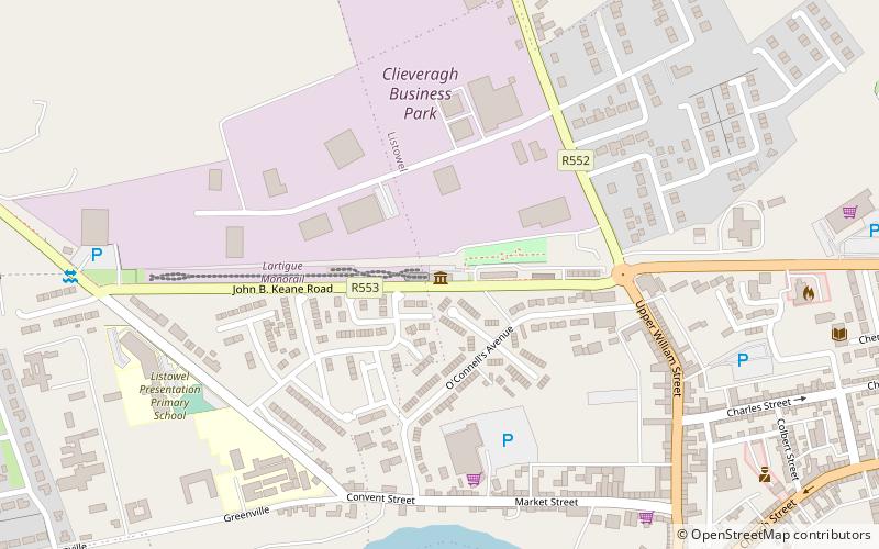 Lartigue Monorail & Museum location map