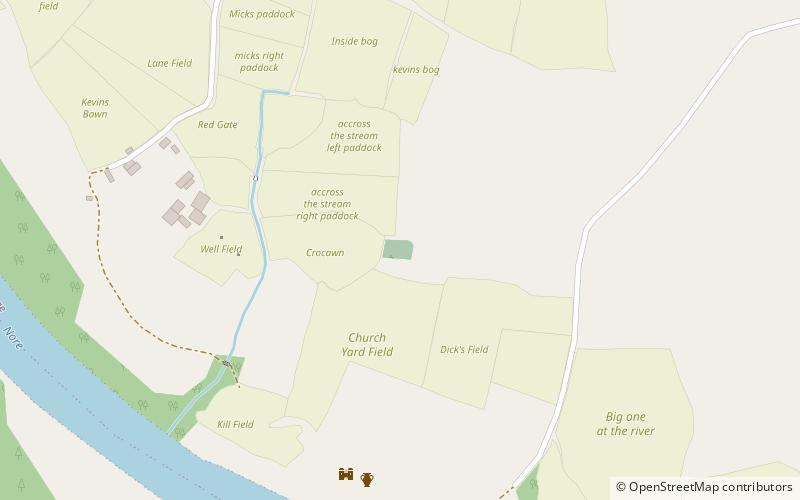 Clonamery Church location map