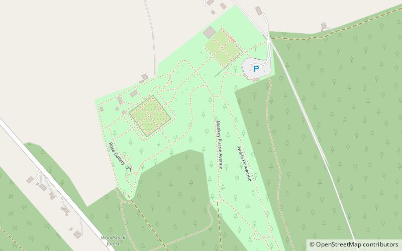 woodstock gardens location map