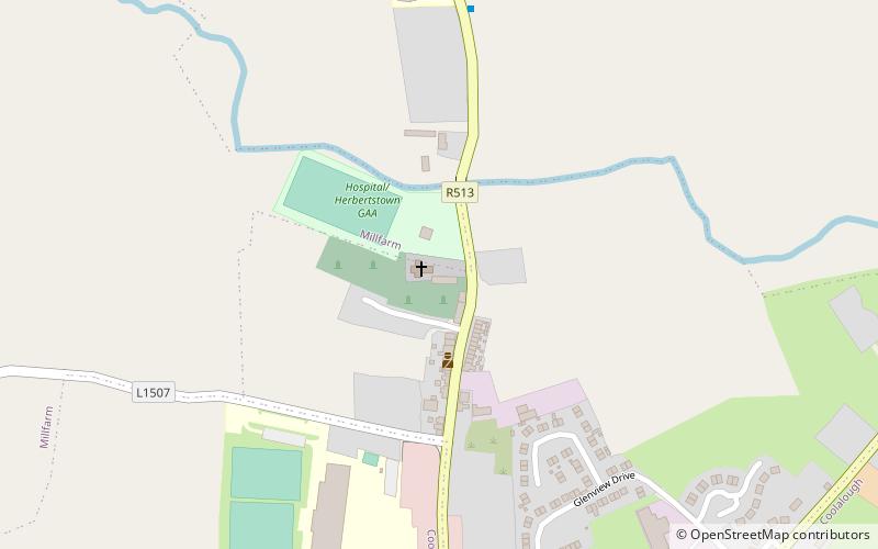 Hospital Church location map