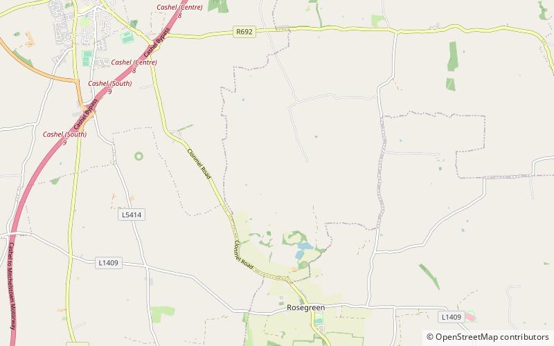 Ballycomisk Ringforts location map