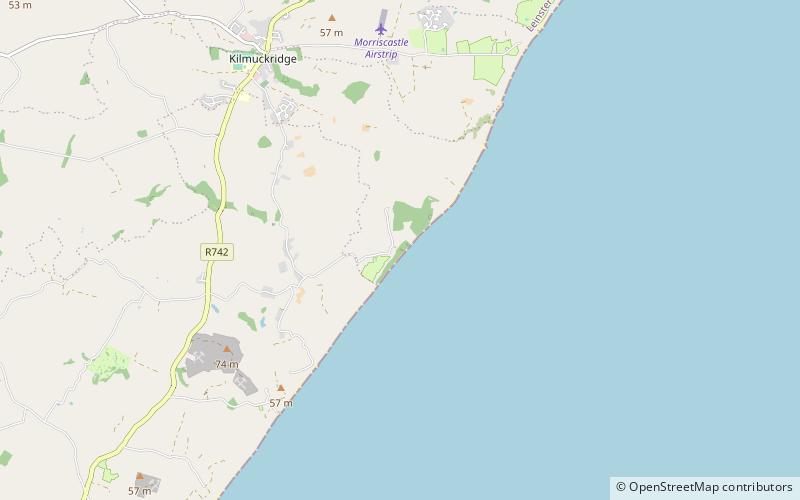 Kilmuckridge-Tinnaberna Sandhills location map