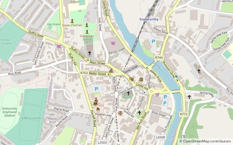 1798 memorial enniscorthy location map