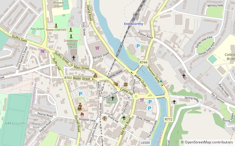 slaney street enniscorthy location map